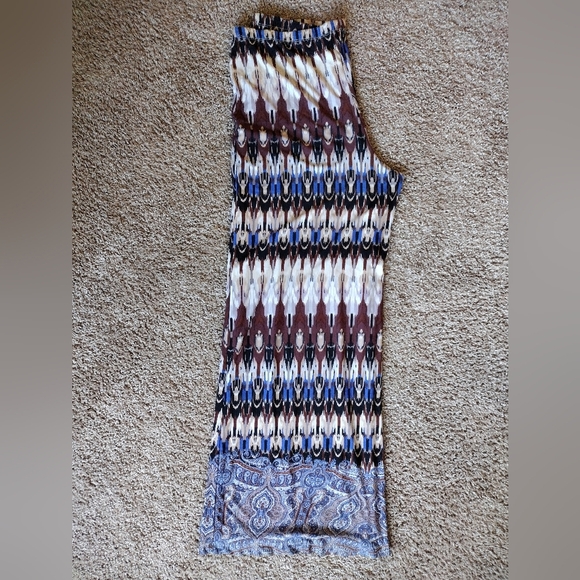 One World Live & Let Live Stylish Multicolor Women's Palazzo Wide-Leg Pants - Picture 6 of 8